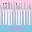 Artdone 12 PCS Nail Art Brushes Set Nail Art Liner Brush and Nail Dotting Pen Gel Polish Painting Tools For Nail Art Design Include Extension Gel Nail Brush And Arylic Nails