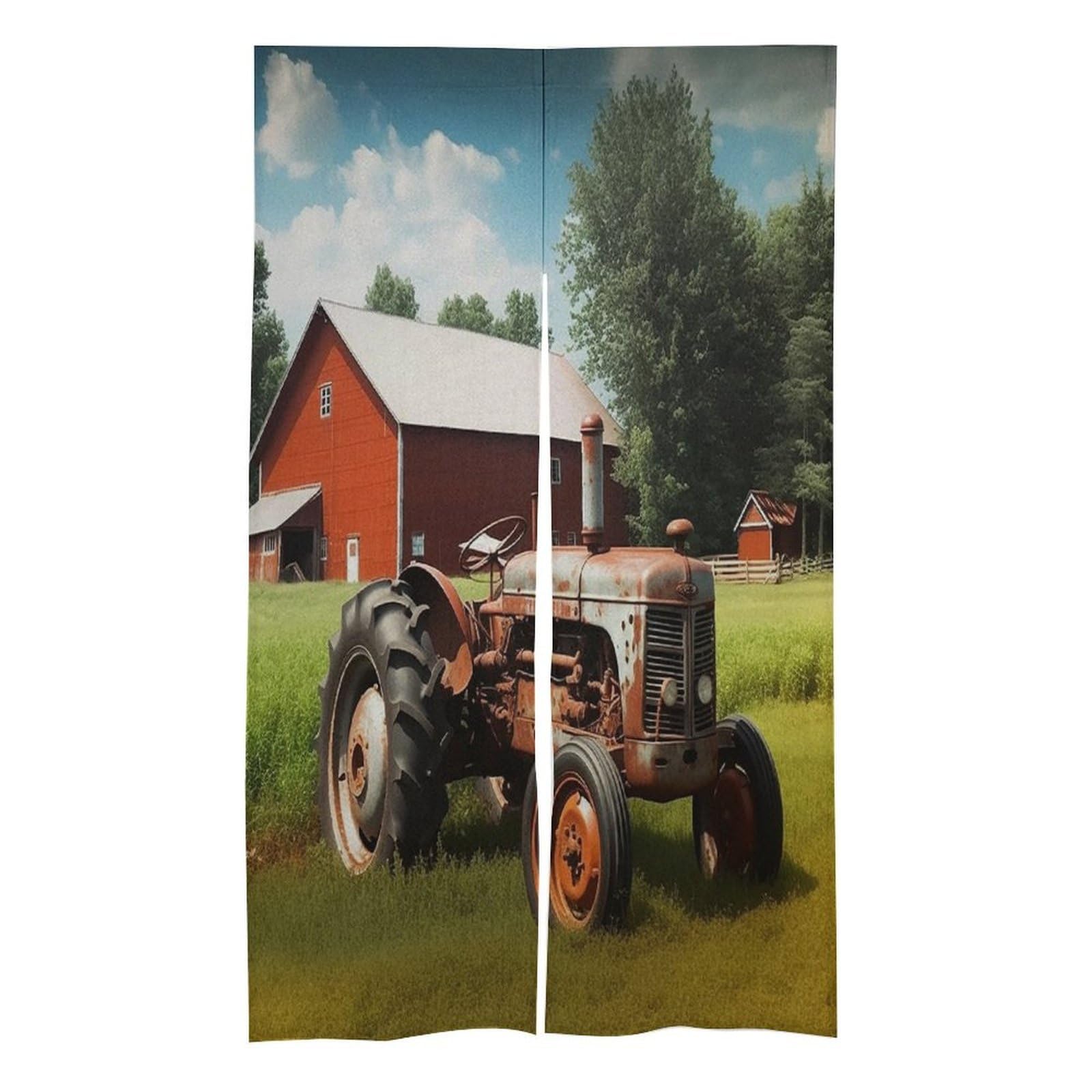 Rideaux de porte de tracteur agricole pour votre salon