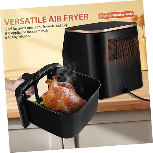 Miniatura 7 de Uonlytech Freidora de aire digital con pantalla táctil con calentamiento rápido y antiadherente apta para lavavajillas, cesta multiusos para comidas