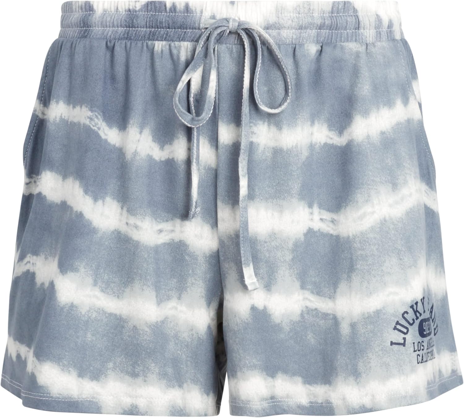 Lucky Brand Women's 2 Piece Pajama Set, Roll Sleeve Top & Shorts, Casual Sleepwear and Loungewear, Cozy Soft Pjs - Image 6