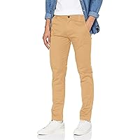 Tommy Jeans Chino Uomo TJM Scanton Chino Pant Slim Fit, Verde (Classic Khaki)