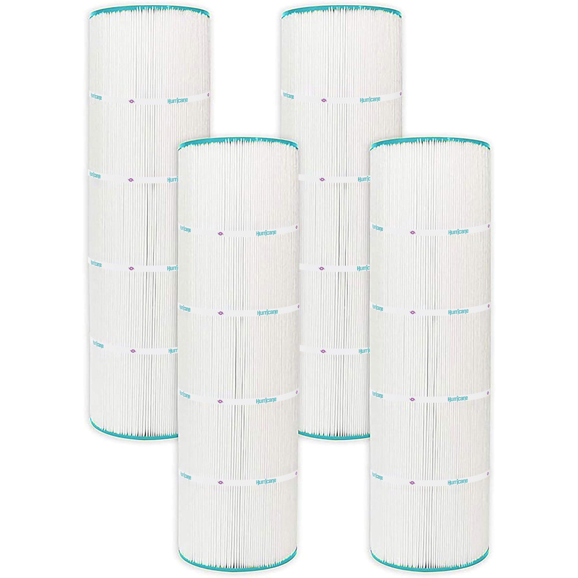 Hurricane Filters 4 Pack HF7468-04 Advanced Pool Filter Cartridge - Replacement for PJAN115, Unicel C-7468, Filbur FC-0810, Jandy Industries CL460, CV460 - USA Pool Filters