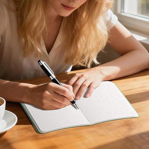 Miniatura 2 de Paquete de 12 cuadernos coloridos de cuadrícula de puntos a granel con papel grueso, 60 páginas, 8.3 x 5.5 pulgadas, tamaño A5, cuadernos