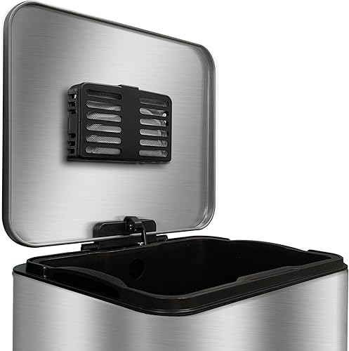 Miniatura 10 de Shurex Kit de desodorizador de basura eliminador de olores de carbón activado para botes de basura grandes contenedores de compostaje de cocina