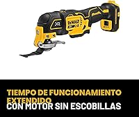 Vista 4 de DEWALT 20V MAX XR Herramienta multifuncional oscilante inalámbrica, motor sin escobillas de velocidad variable con luz LED, tiempo de ejecución