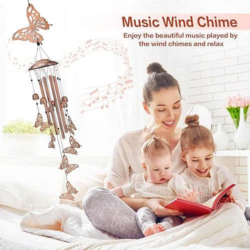 Vista 21 de Bigfoot - Campanillas de viento para exteriores, pies grandes, regalos para hombres/mujeres/papá/abuelo, regalo de cumpleaños, regalo conmemorativo