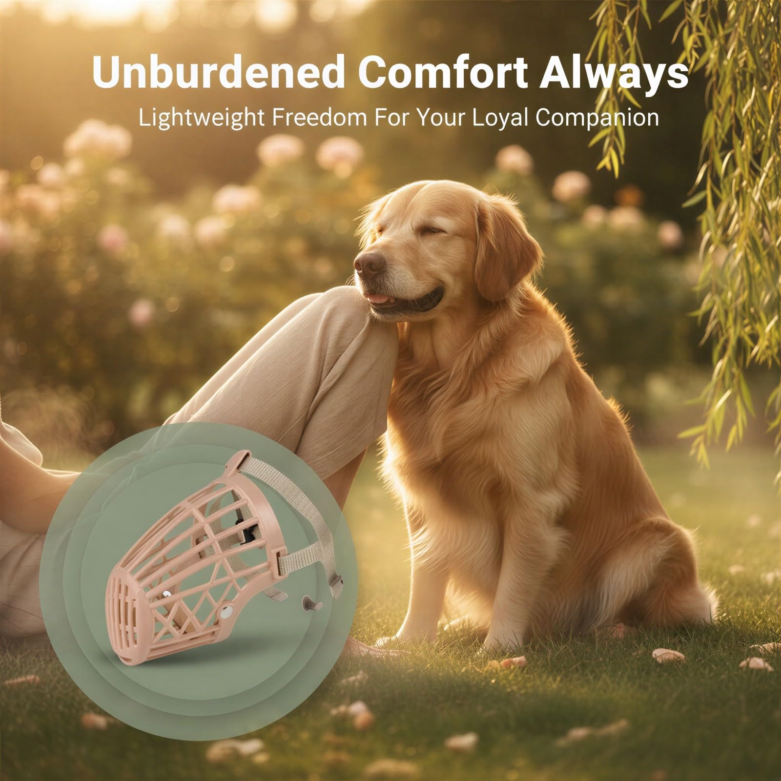 Lot de 7 muselières pour Chiens, Panier en Plastique Respirant, Sangle en Nylon pour Dressage et promenades, Limite mordillement, mâchonnement et léchage, réglable pour Toutes Les Races