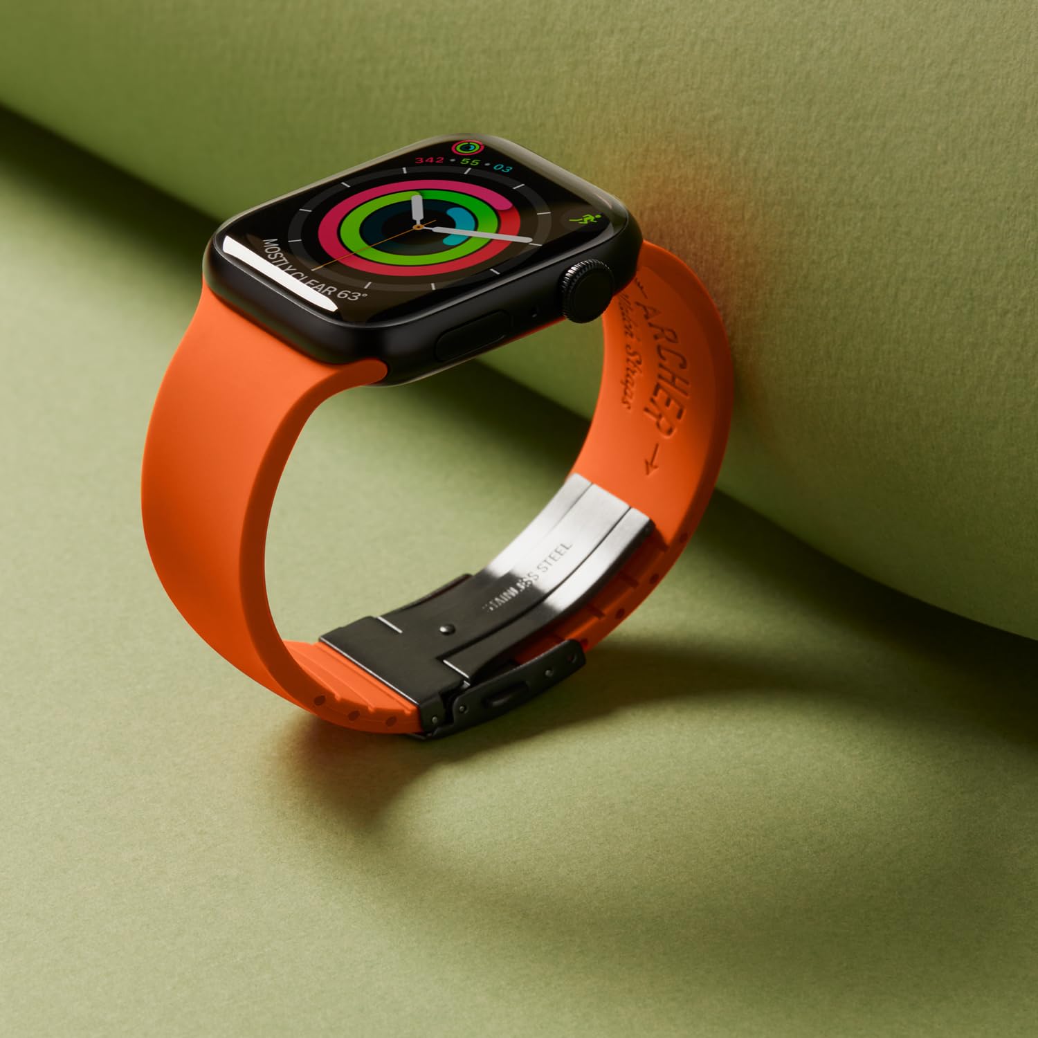Archer Watch Straps - Bracelets en Silicone Ajustables Sur Mesure pour Apple Watch