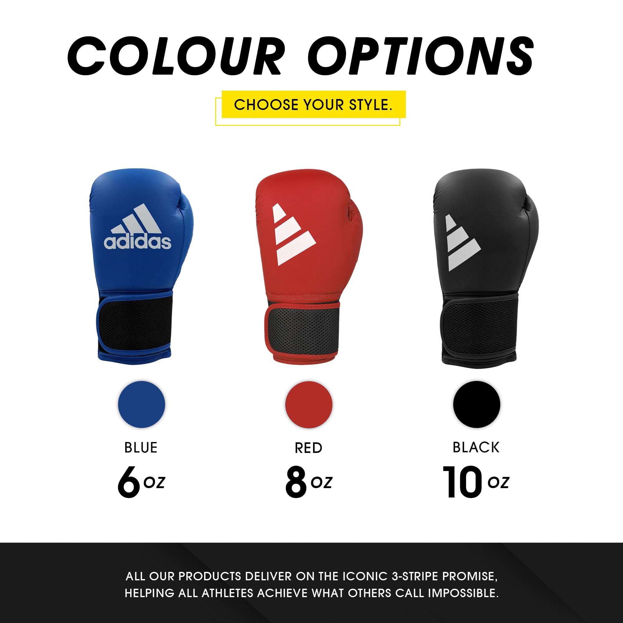 adidas Gants de Boxe Hybrid 25 - Modèle d'entrée de Gamme