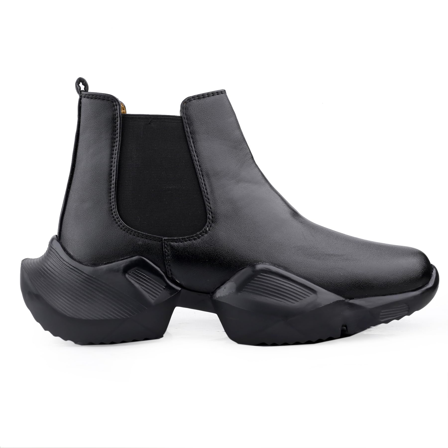 YUVRATO BAXI Mens Pu Material Black Casual Chelsea and Light Weight Boots.- 8 UK (B0C7CYDZV8) Amazon Price History, Amazon Price Tracker