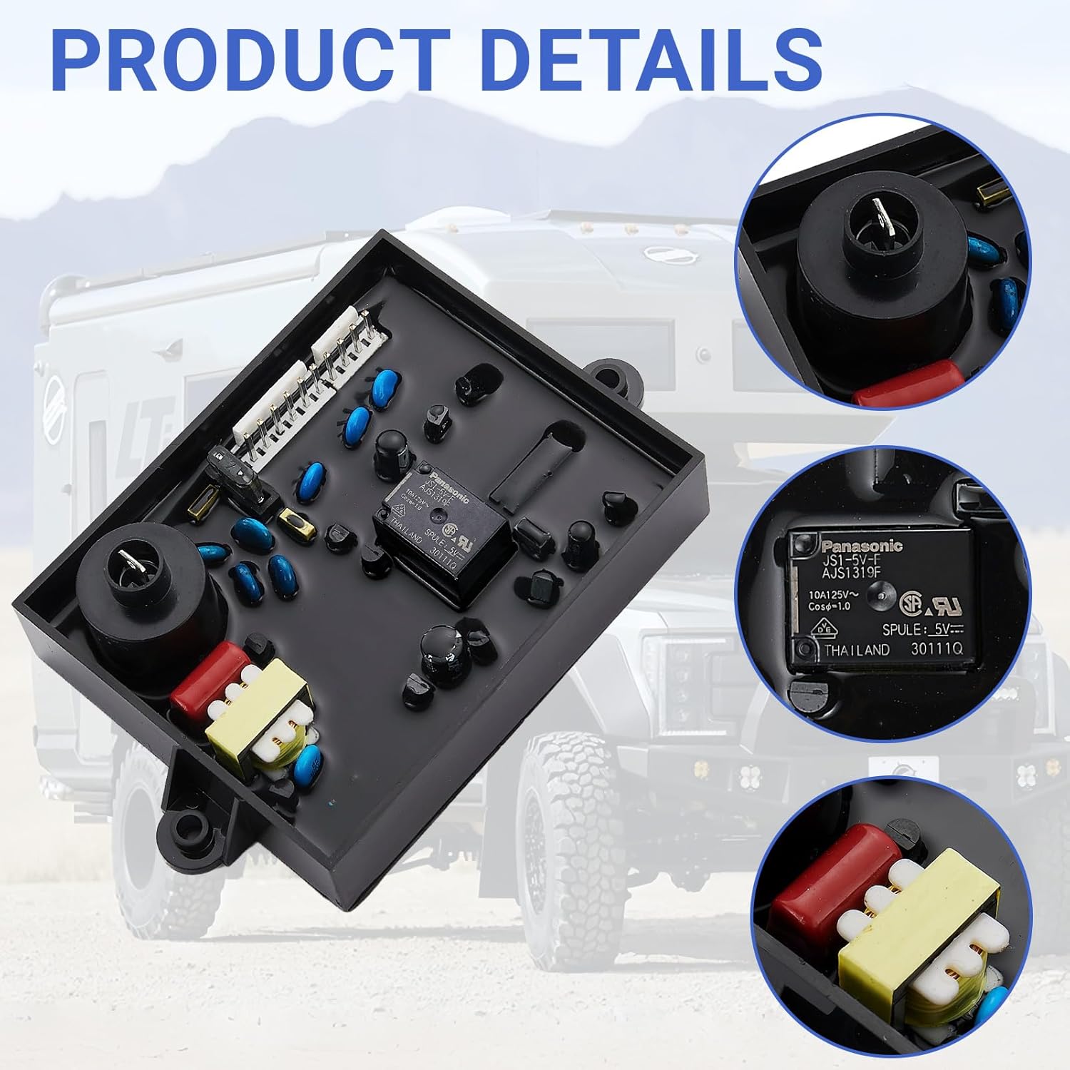 91365 Upgraded Water Heater Ignition Control Circuit Board for ATWOOD/DOMETIC GC6AA-10E,GCH6A-10E, GC10A-4E, Rplace# 91226, 91346, 93305, RV Water Heater Accessories, Electric 12VDC/6 & 10 Gallon Gas