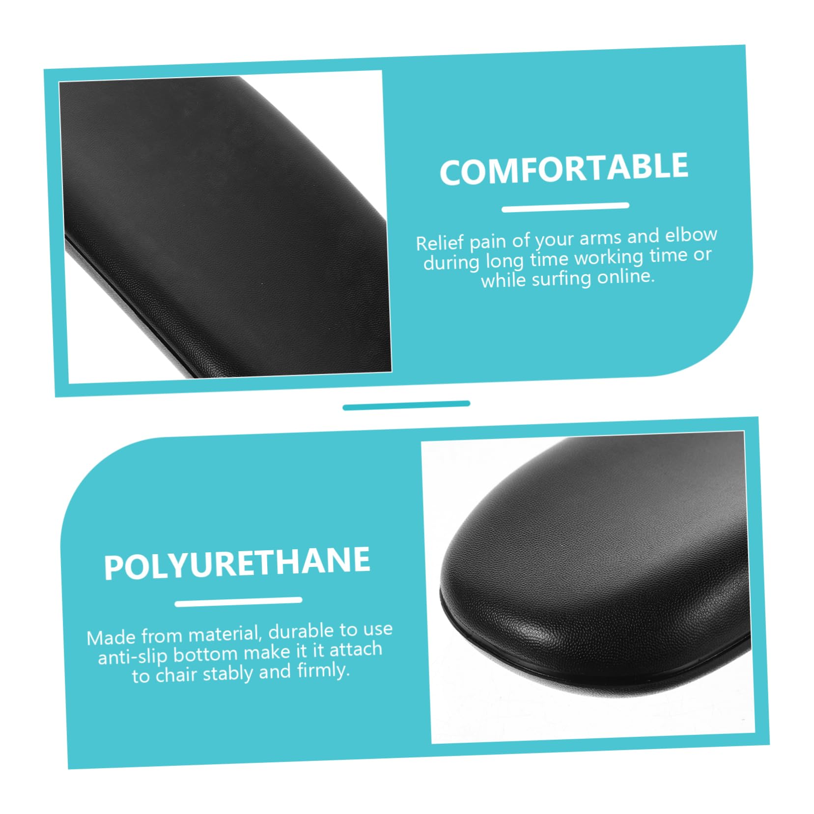SEWACC 20piezas Almohadillas De Reposabrazos De PU para Sillas De Acolchadas y Antideslizantes para Brazos y