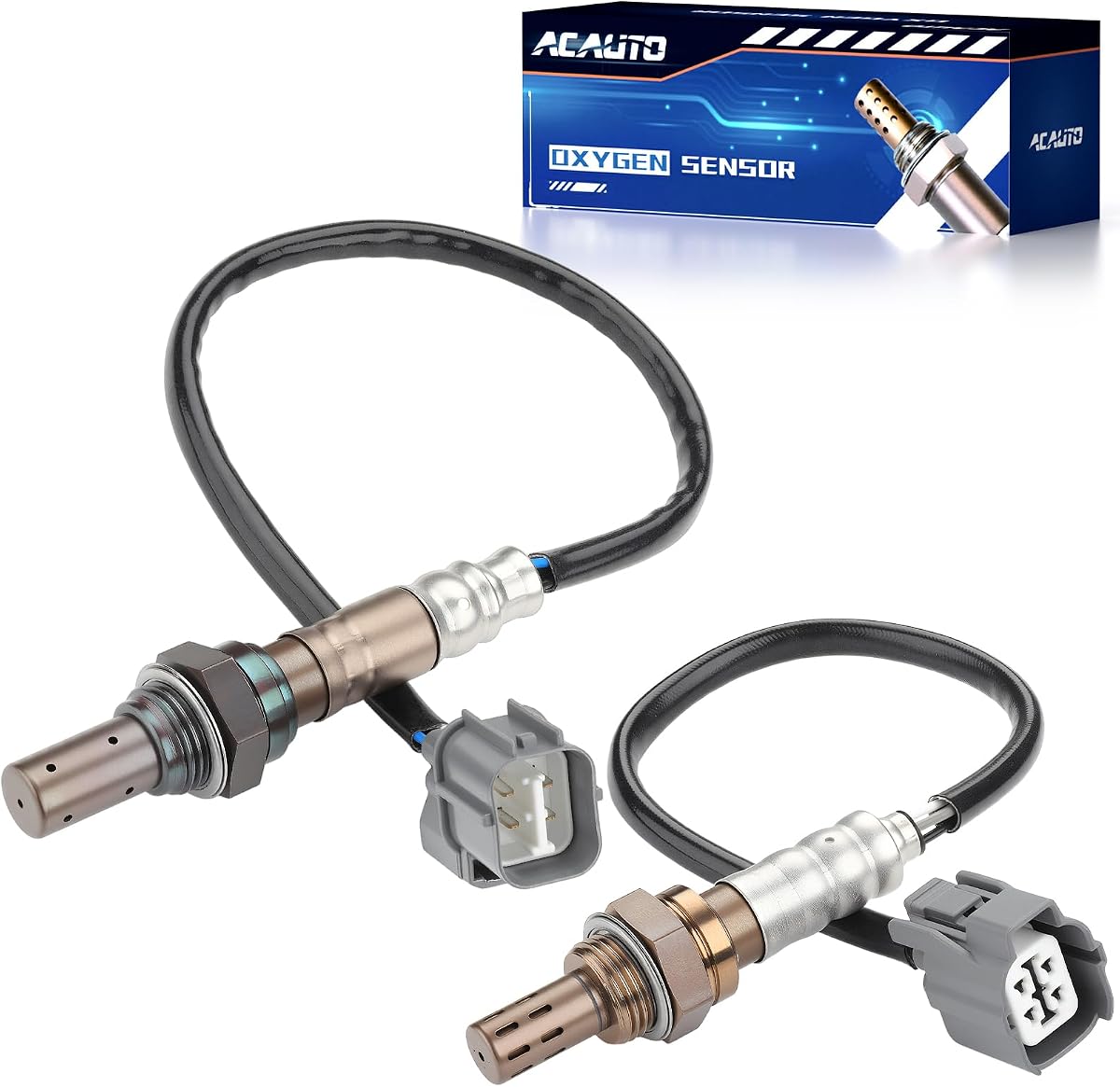 Oxygen O2 Sensor Fit for Honda CR-V 234-9005 2Pcs | Upstream Downstream, 234-4125, CRV EX LX 2.4L, Replaces 15575 13706, Air Fuel Ratio, Heated Sensor, OE Quality, Direct Fit
