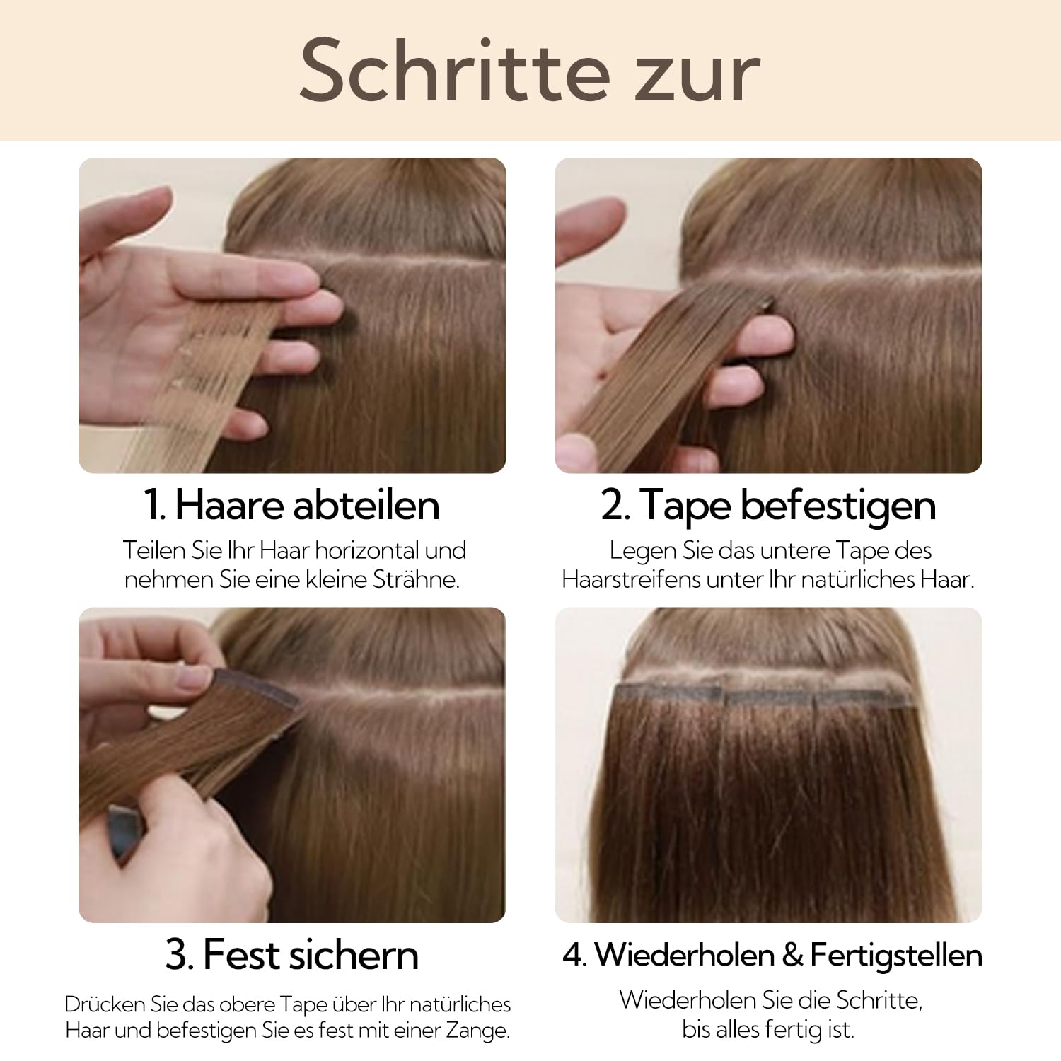 Hotbanana Extension Capelli Veri Biadesivo 40cm | Extension Biadesive Capelli Veri Lisci Remy Ombre Biondo Cenere a Biondo Platino Tape in Hair Extensions Capelli 20PCS 50g