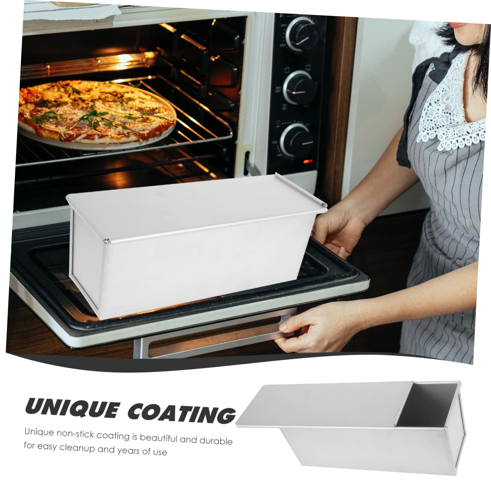 TOYANDONA Moule à Adhésif avec Couvercle Outil de Cuisson pour Gâteau Accessoire de Pâtisserie Pratique