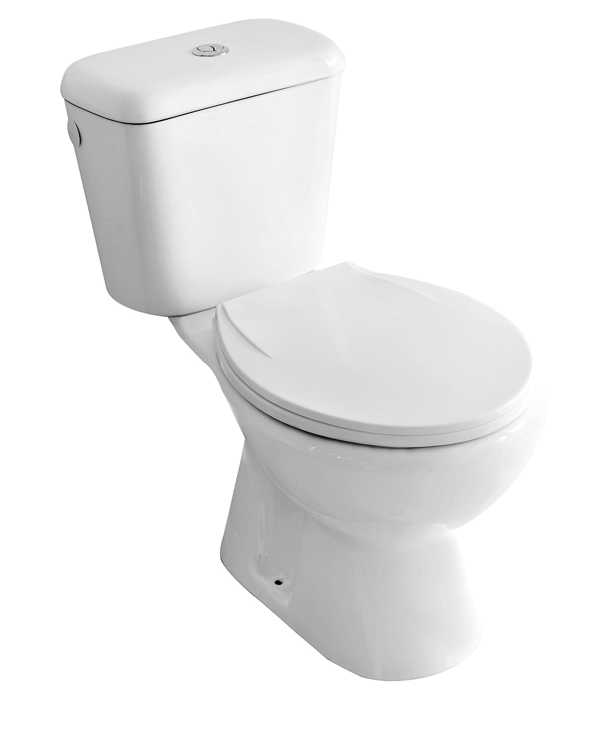 ONDÉE - Pack WC ECO con brida SV H71-4xl36x65-8cm - Vaso H38-8cm - Coperchio in ABS - Meccanismo di scarico 3/6L - Galleggiante con raccordo plastico - Alimentazione laterale reversibile