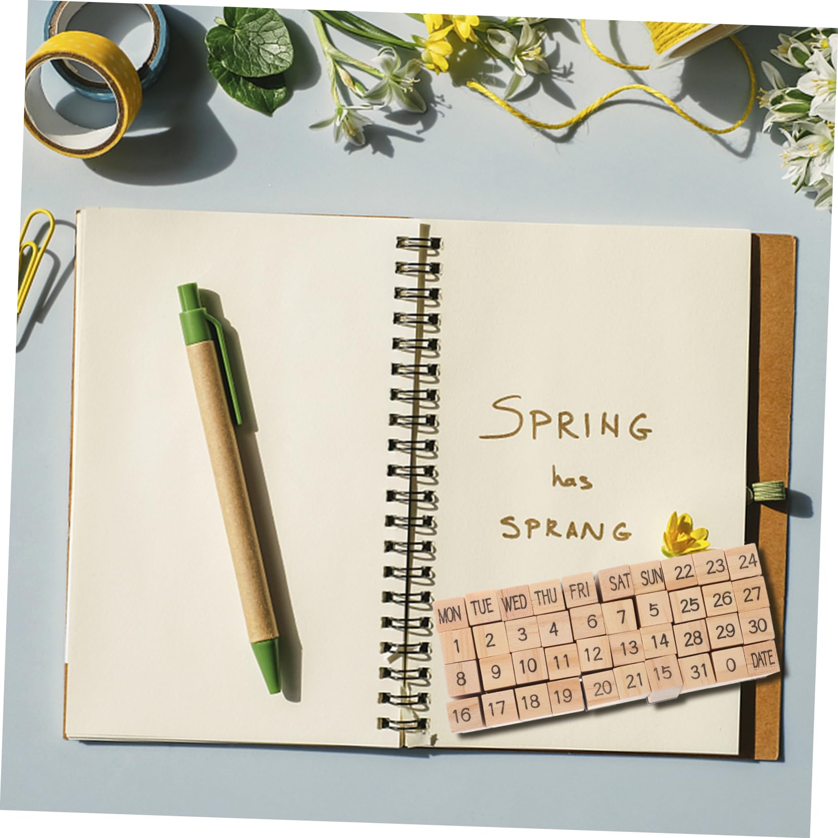 4sätze Holzstempel Für Wochen Und Monatsstempel Teiliges Mit Dekorativen Stempeln Zur Kreativen Gestaltung Von Tagebüchern Und Scrapbooking Für Kreative Projekte