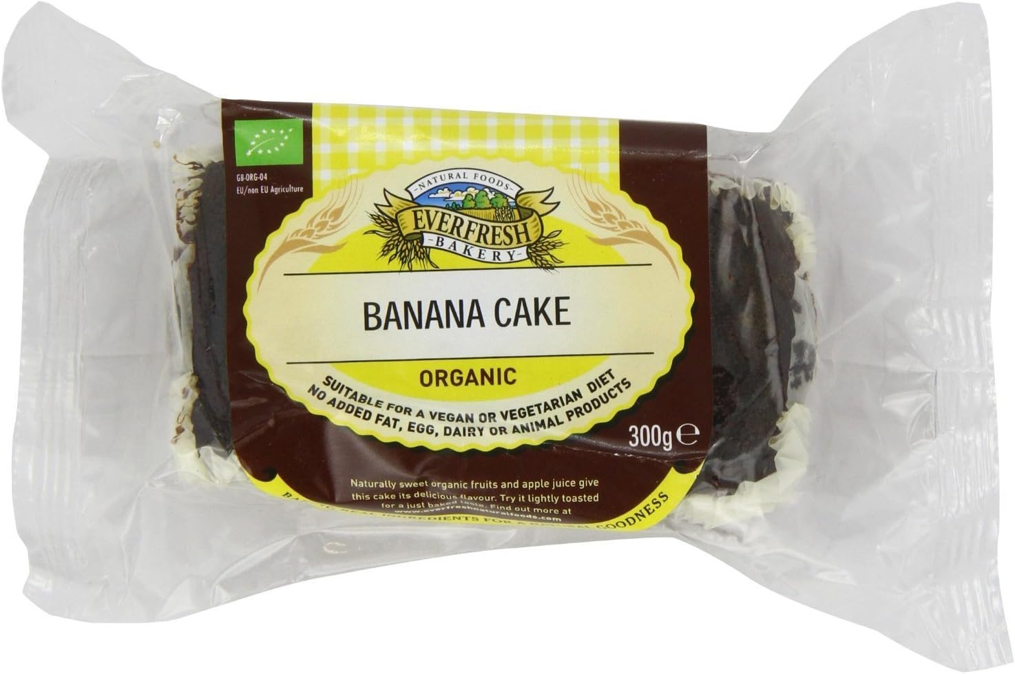 Everfresh Natural Foods Org Banana Cake 300g