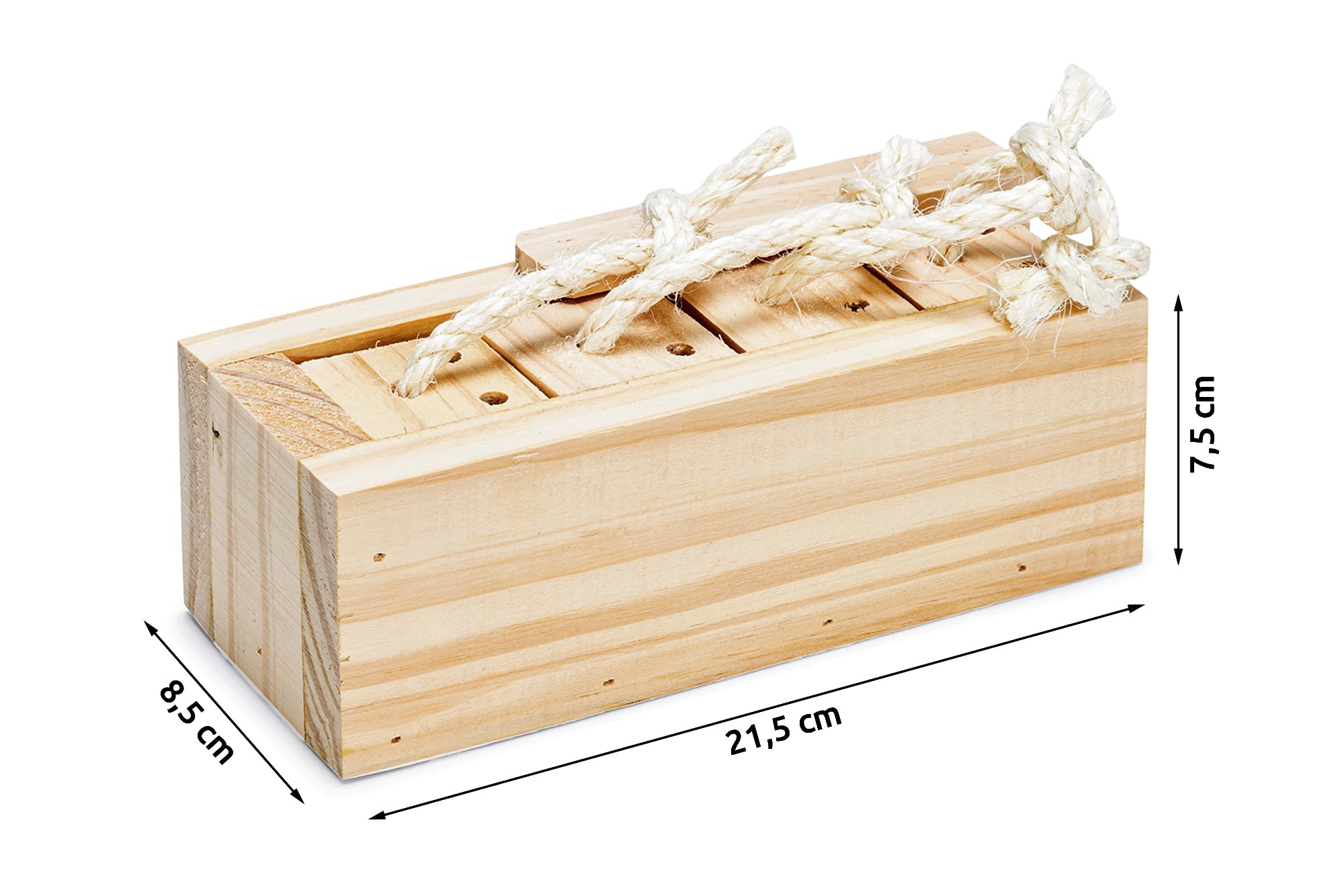 Karlie Rody Brain Train Cube, 4 klocki dł.: 21,5 cm szer.: 8,5 cm wys.: 7,5 cm naturalny