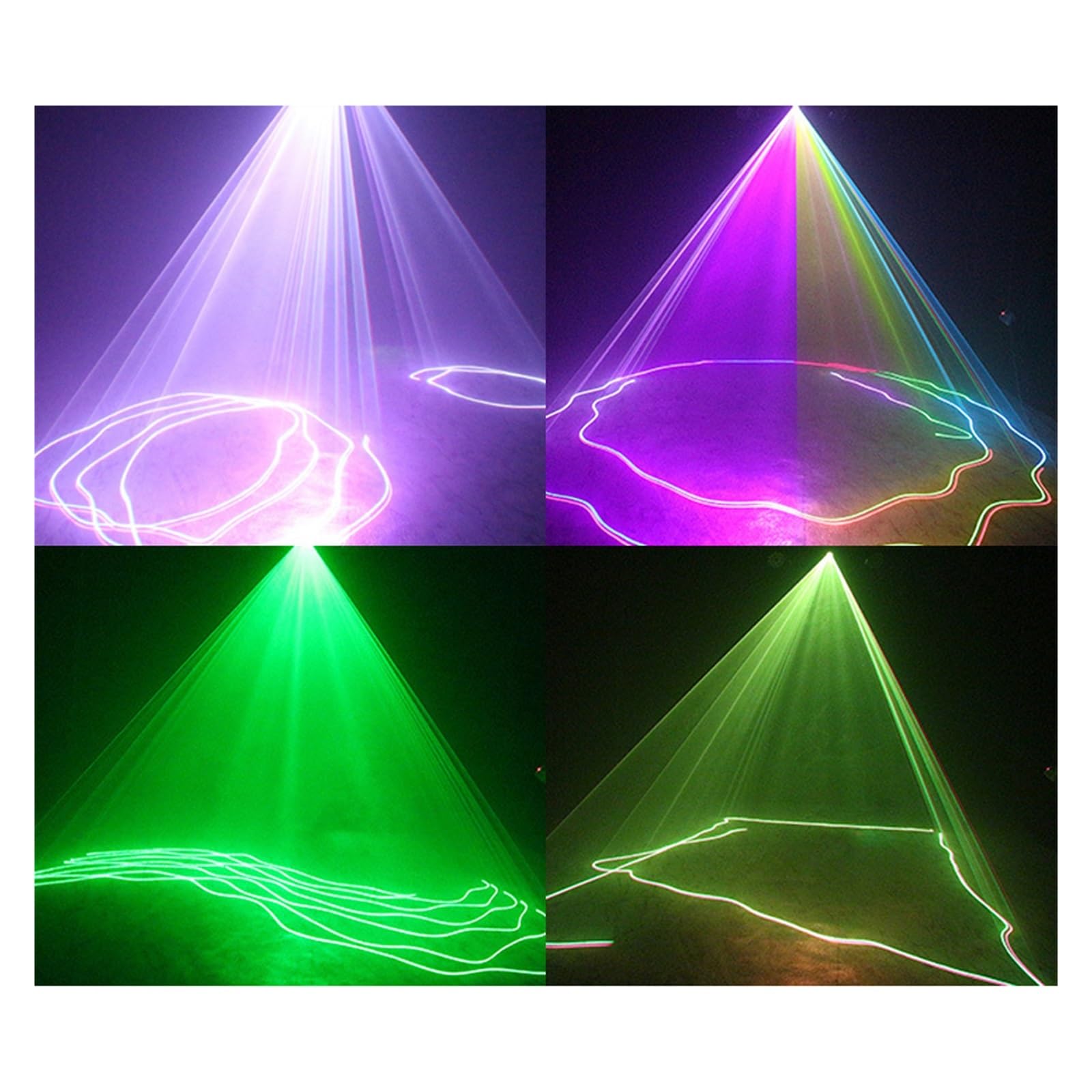 Luces de Escenario, Dj 500mw RGB Beam Scanning Line Proyector Disco Luces Fiesta for Home Festival Stage Light