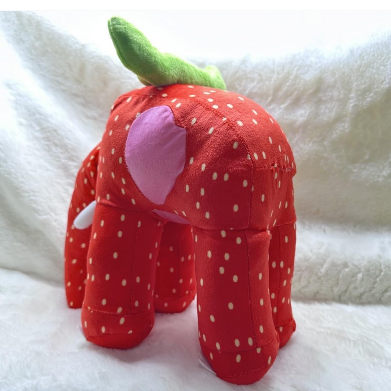 OUKEYI Steal a Brainrot Plush Strawberry Elephant Plush,Stuffed Animals Pillow Doll Gifts for Fans Home Decor for Kids & Adults - Image 4