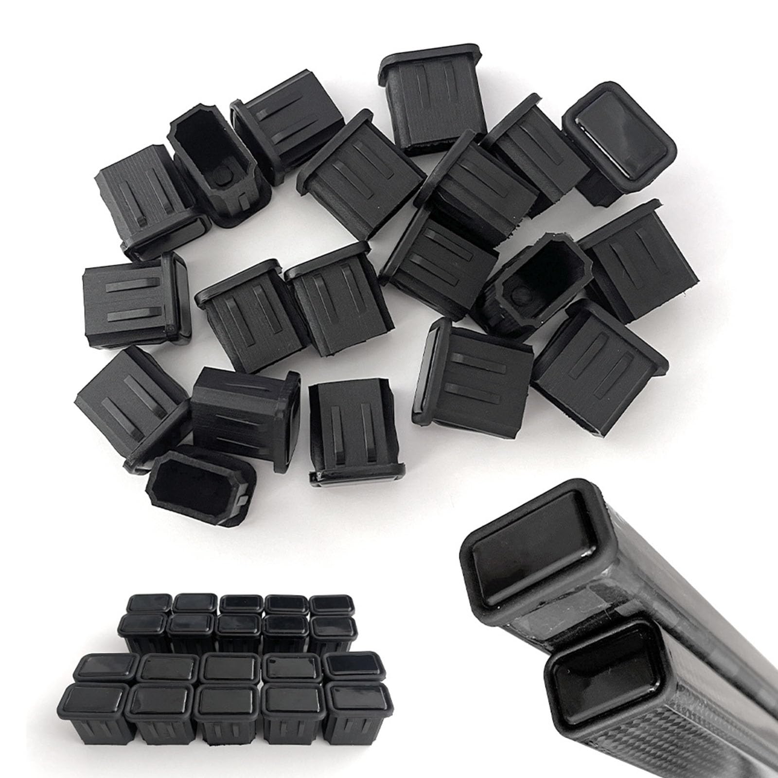 Lot De 10 Embouts De Bâton De Hockey – TPU – Tailles S Et L – Protection Pour Hockey Sur Glace Et Gazon – Anti-usure