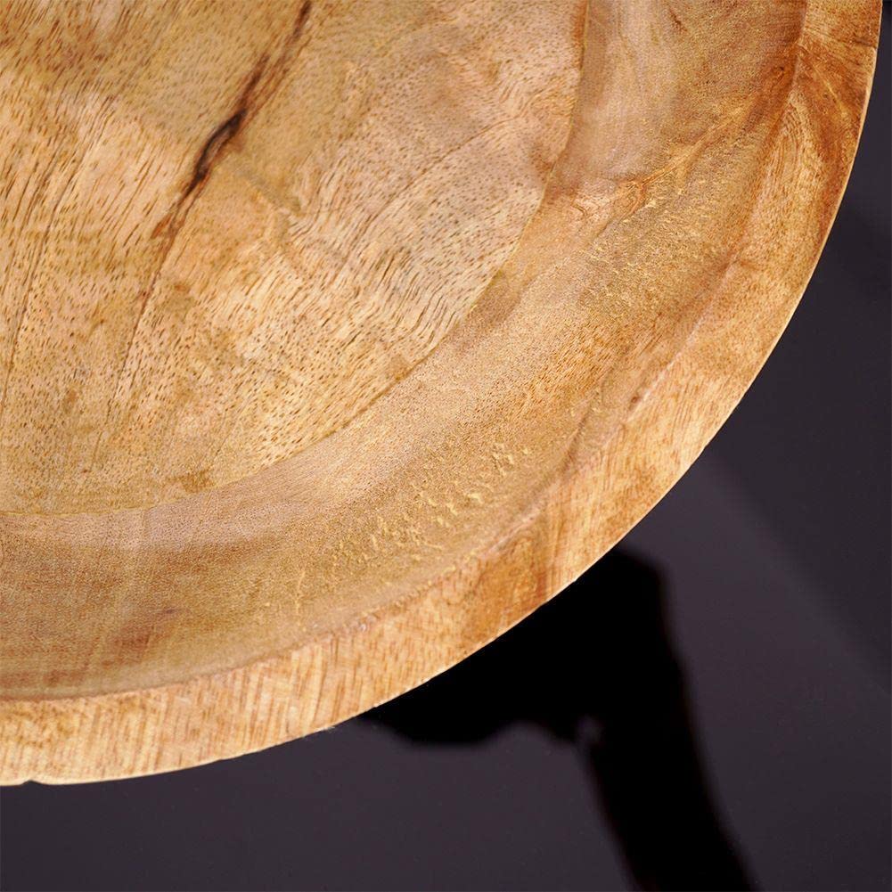 Vilde Bol à fruits, Coupelle en Bois, Bol de Service, 30 x 6,5 cm
