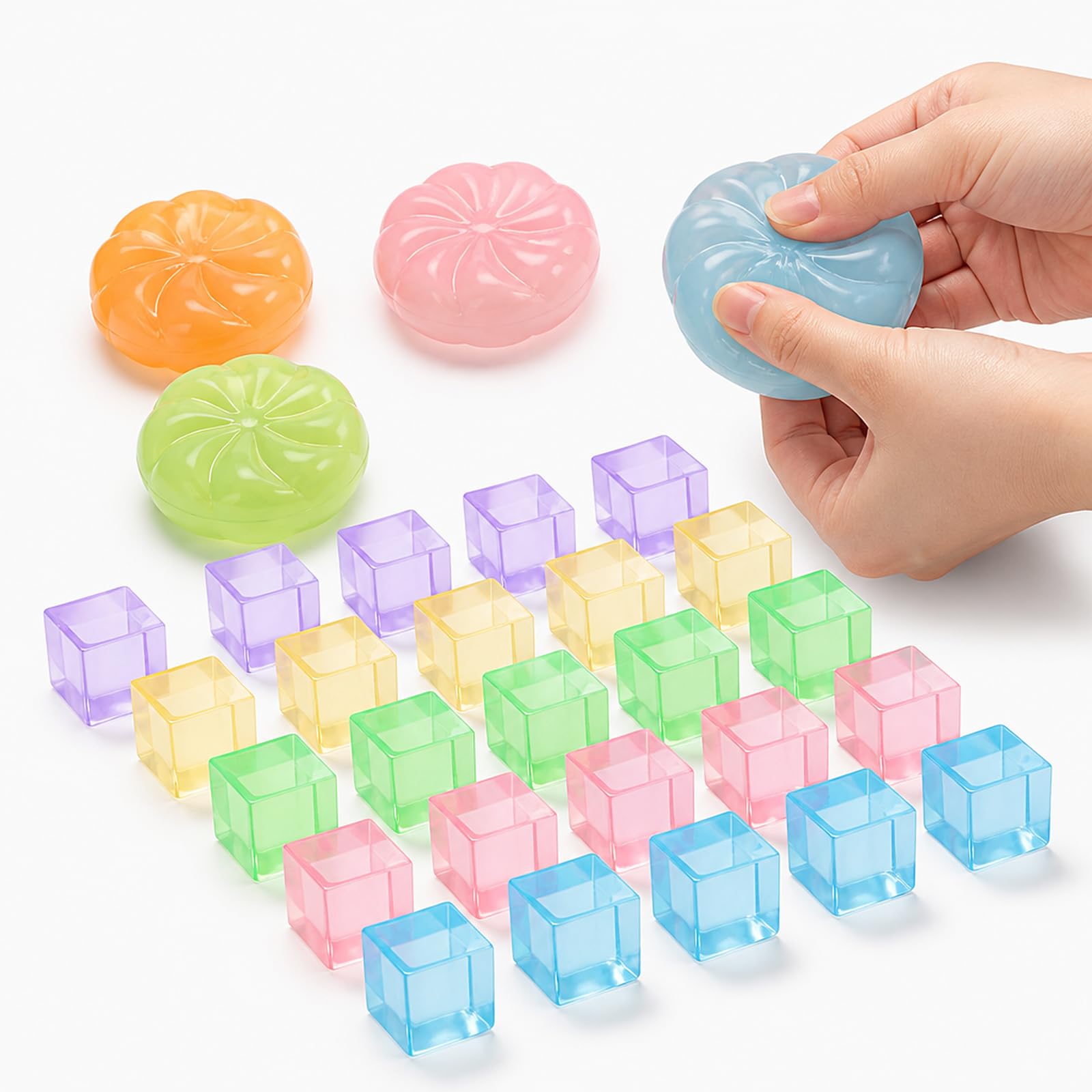 32PCS Mixed Squeeze Pieces Set for Hand Use