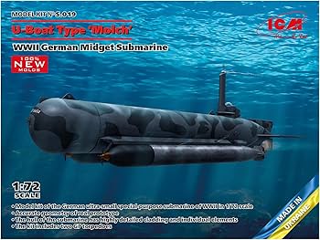 Amazon | アイシーエム ICM 1/72 ドイツ 特殊潜航艇 UボートType