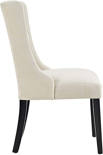 Miniatura 4 de Modway Baronet - Juego de 4 sillas Parsons de tela tapizada para cocina y comedor, color beige Beige,Gris,https://www.amazon.com/dp/undefined