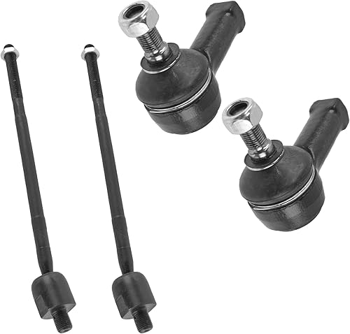 Miniatura 646 de TRQ Juego de varillas de acoplamiento delanteras interiores y exteriores, 4 piezas, compatibles con Chevrolet Cruze 2016-2019 de 16-19 voltios