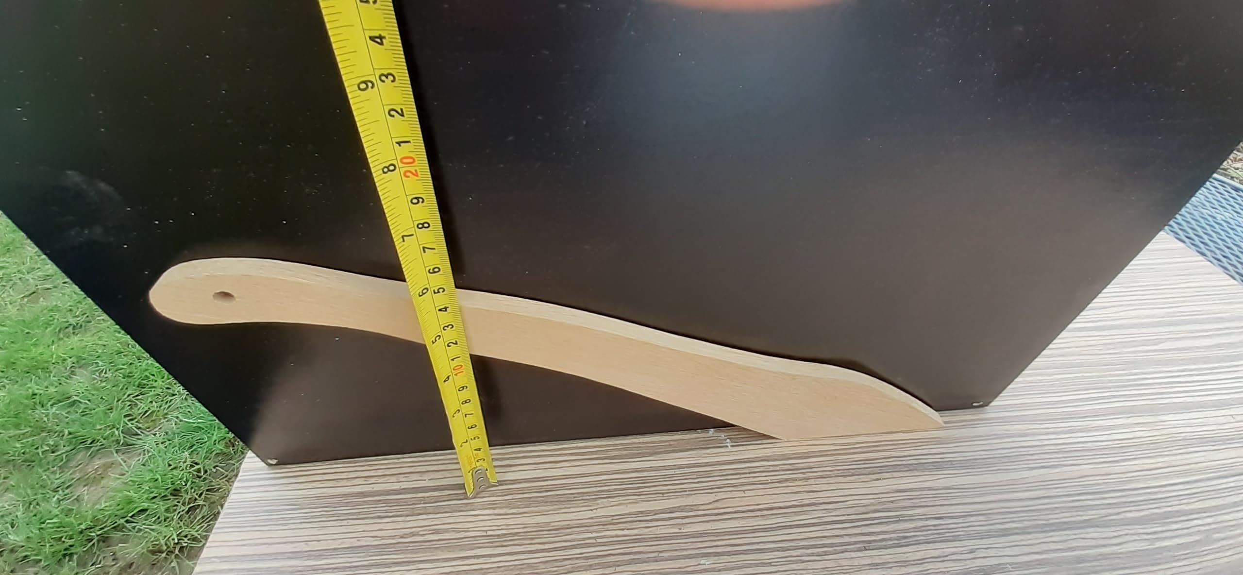 4 X Schiebestock für Tischkreissägen, Fräsen und Hobel,Bandsäge -Eiche 410x65x10 mm