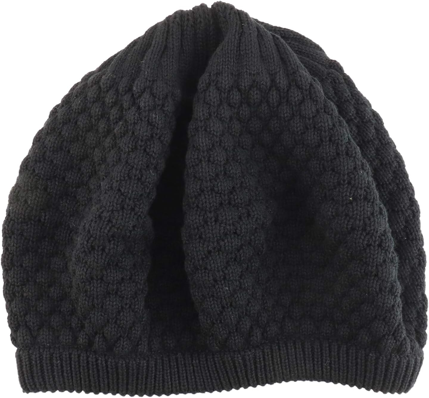 Armycrew Deep Crown Knitted Big Skull Rasta RGY Beanie Hat Fits Up to 2XL