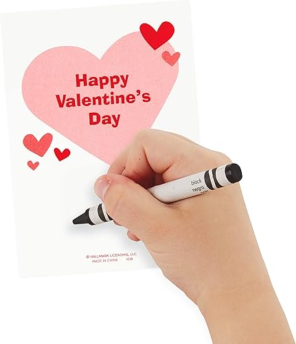 Miniatura 7 de Hallmark Tarjetas de San Valentín y calcomanías para la escuela de niños, cachorros y gatitos (24 aulas de San Valentín con sobres)