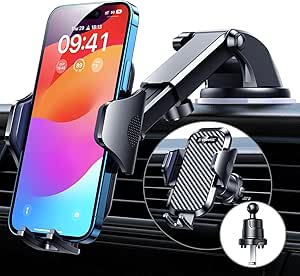 VANMASS Car Phone Holder 2026 Ultimate Military-Grade Phone Mount for Car Dashboard & Windshield