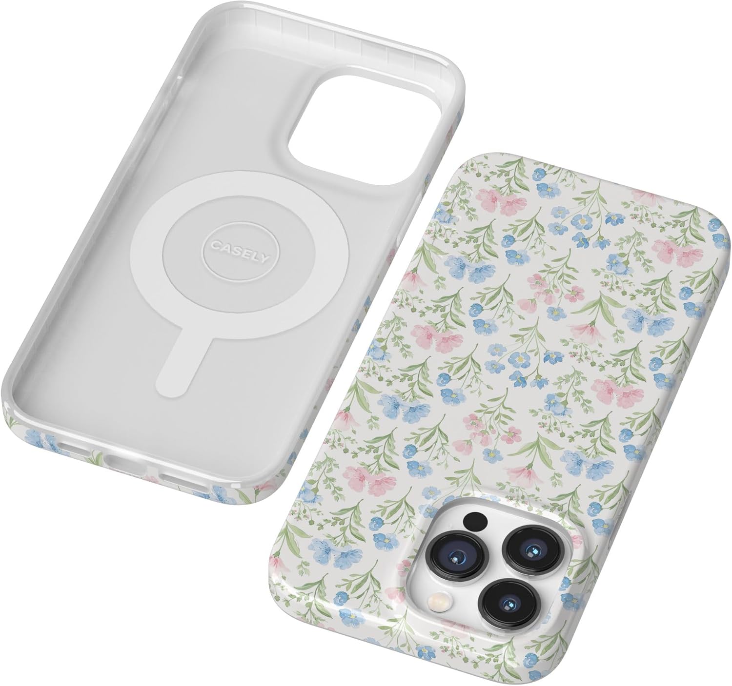 Casely iPhone 14 Pro Max Case | Pastel Garden | Sunday Best | Compatible with MagSafe | Classic Ultra Thin Design