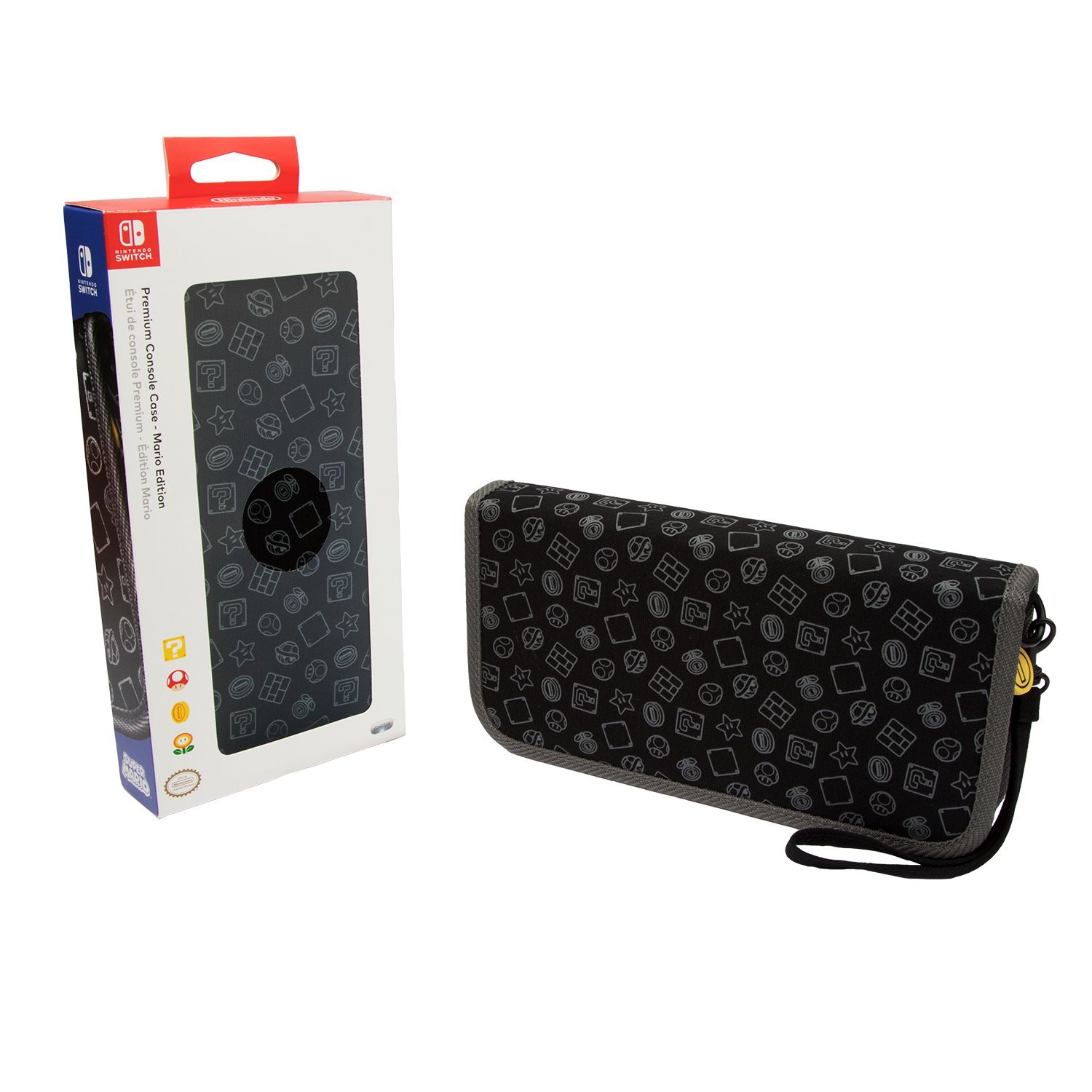 PDP Nintendo Switch Super Mario Brothers Premium Travel Case for Console and Games, 500-029