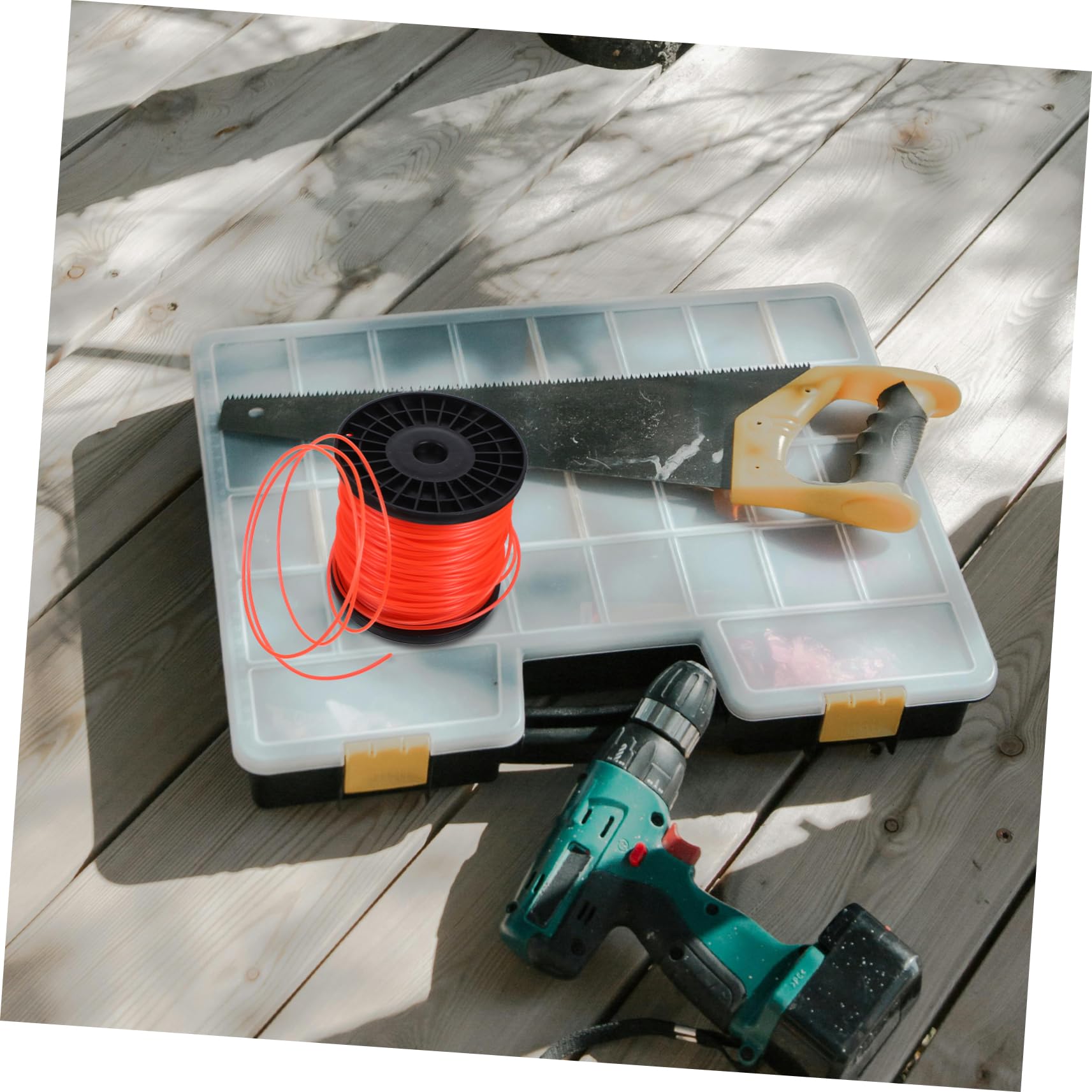Toddmomy Cuerda de Desbrozadora Redonda de Nylon para Cortacésped Línea de Corte de Compatible con Múltiples de Jardinería Corte y Resultados Consistentes