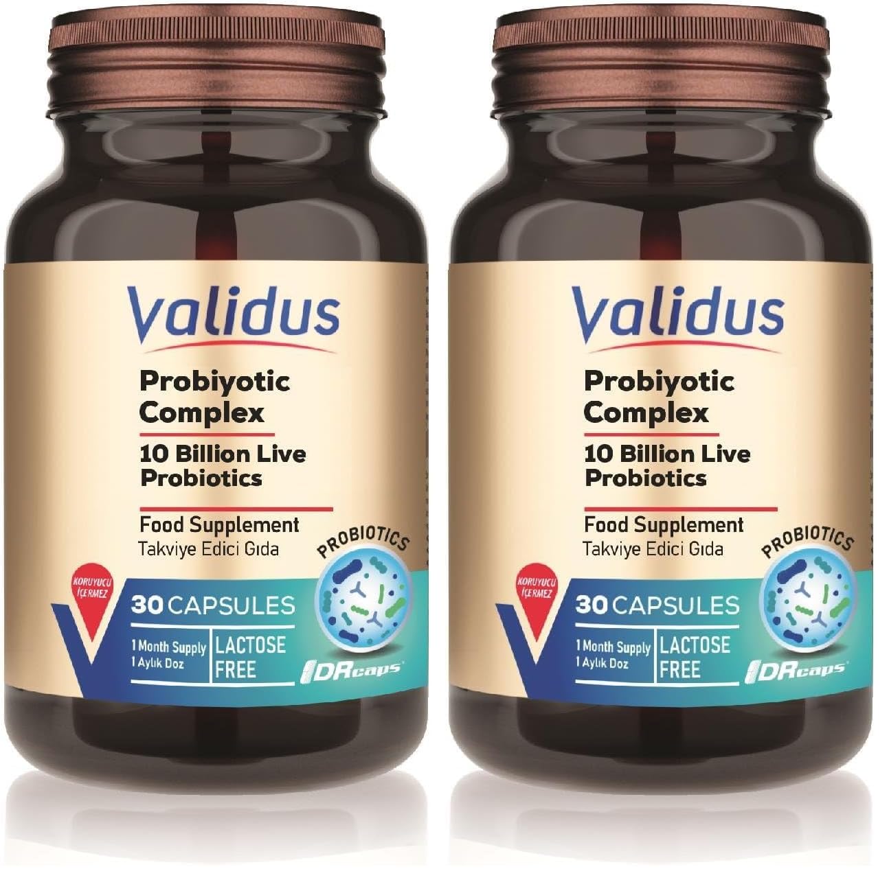 Validus Probiotic Complex 30 Capsules (2 paketi)