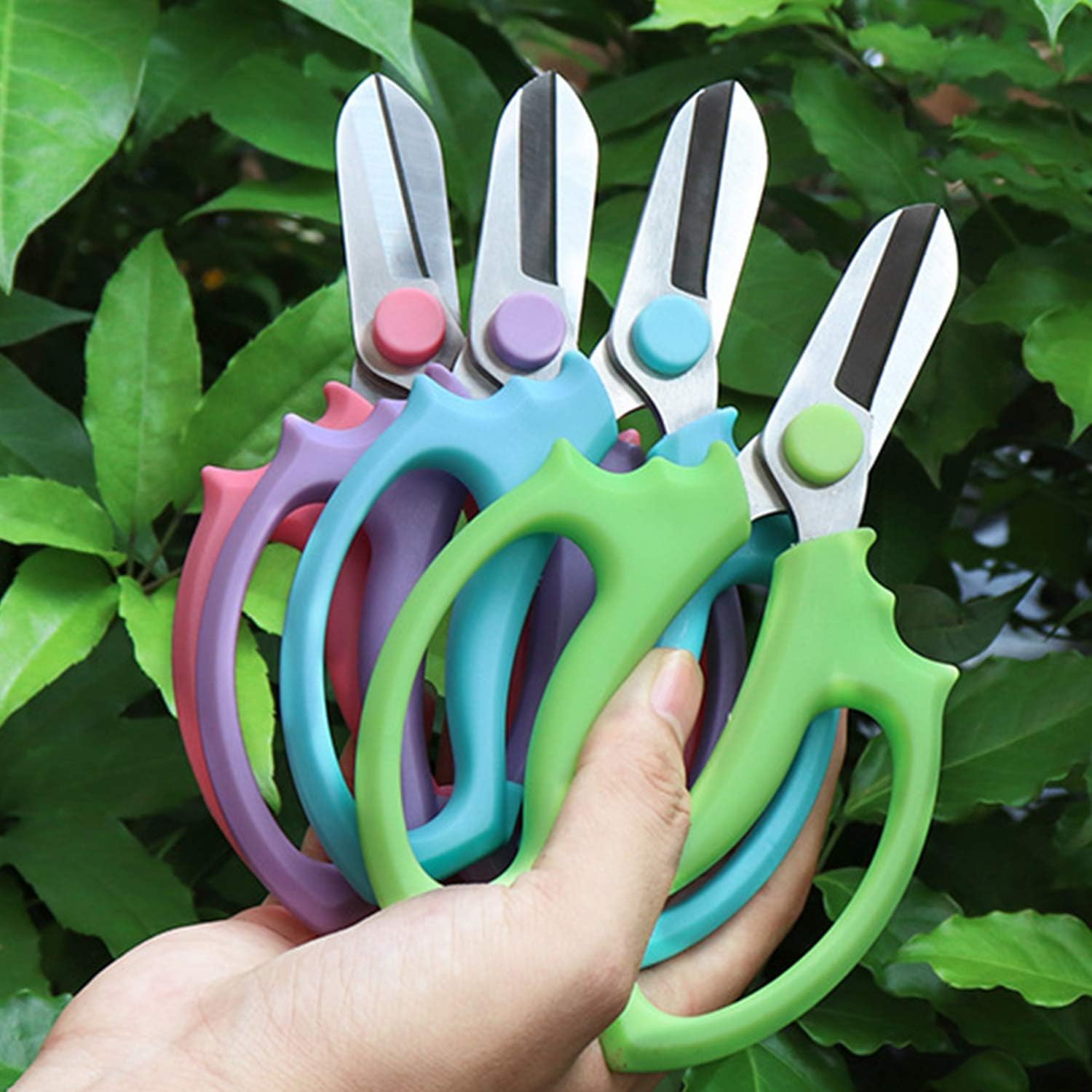 Floral Shears,Professional Flower Scissors,Garden Shears with Comfortable Grip Handle,Pruning Shears,Floral Scissors for Arranging Flowers,Gardening,Pruning,Trimming Plants,Picking,Cutting-Blue