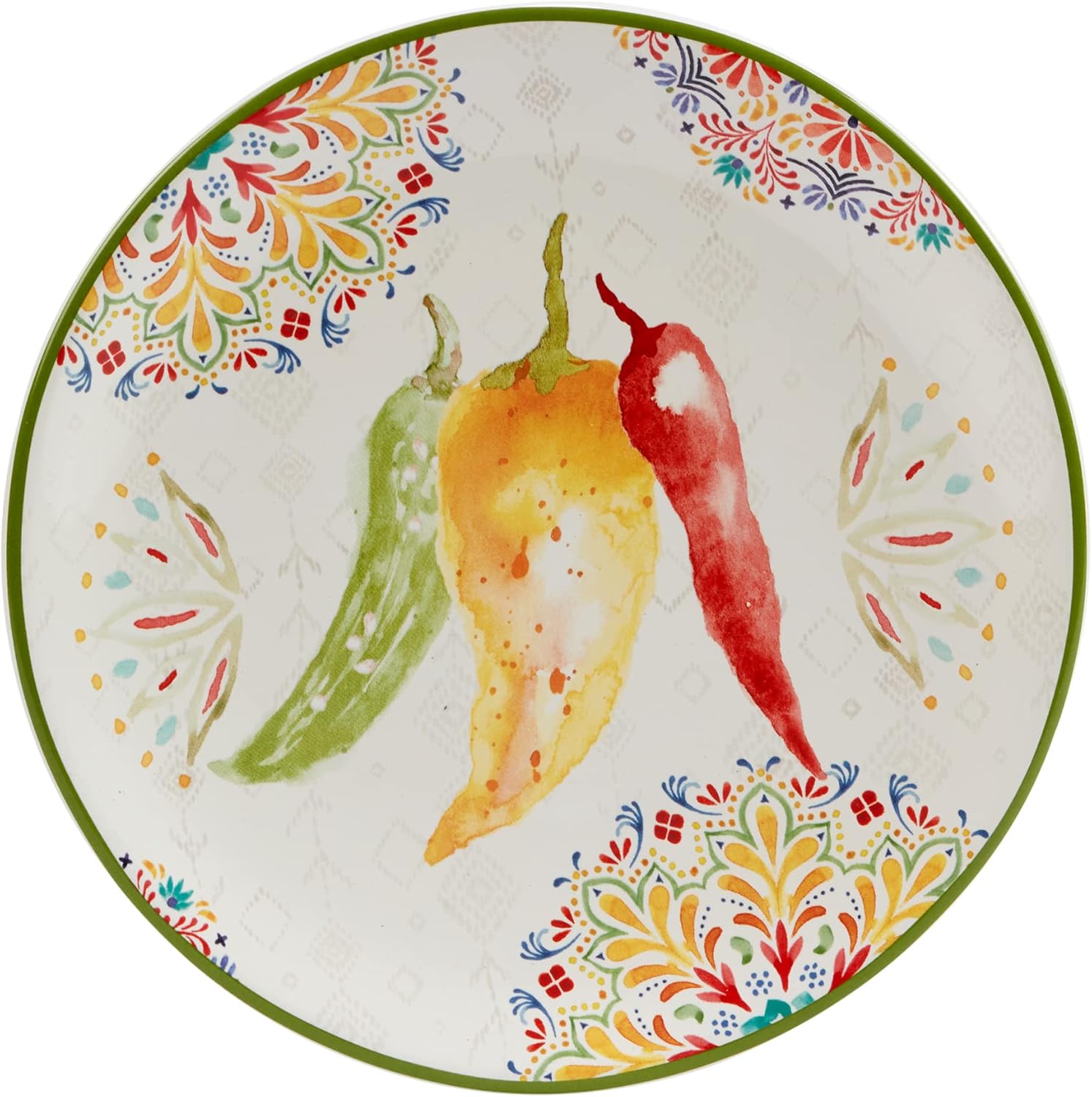 Certified International Sweet & Spicy 8.5" Salad/Dessert Plates, Set of 4 (Pack of 2)