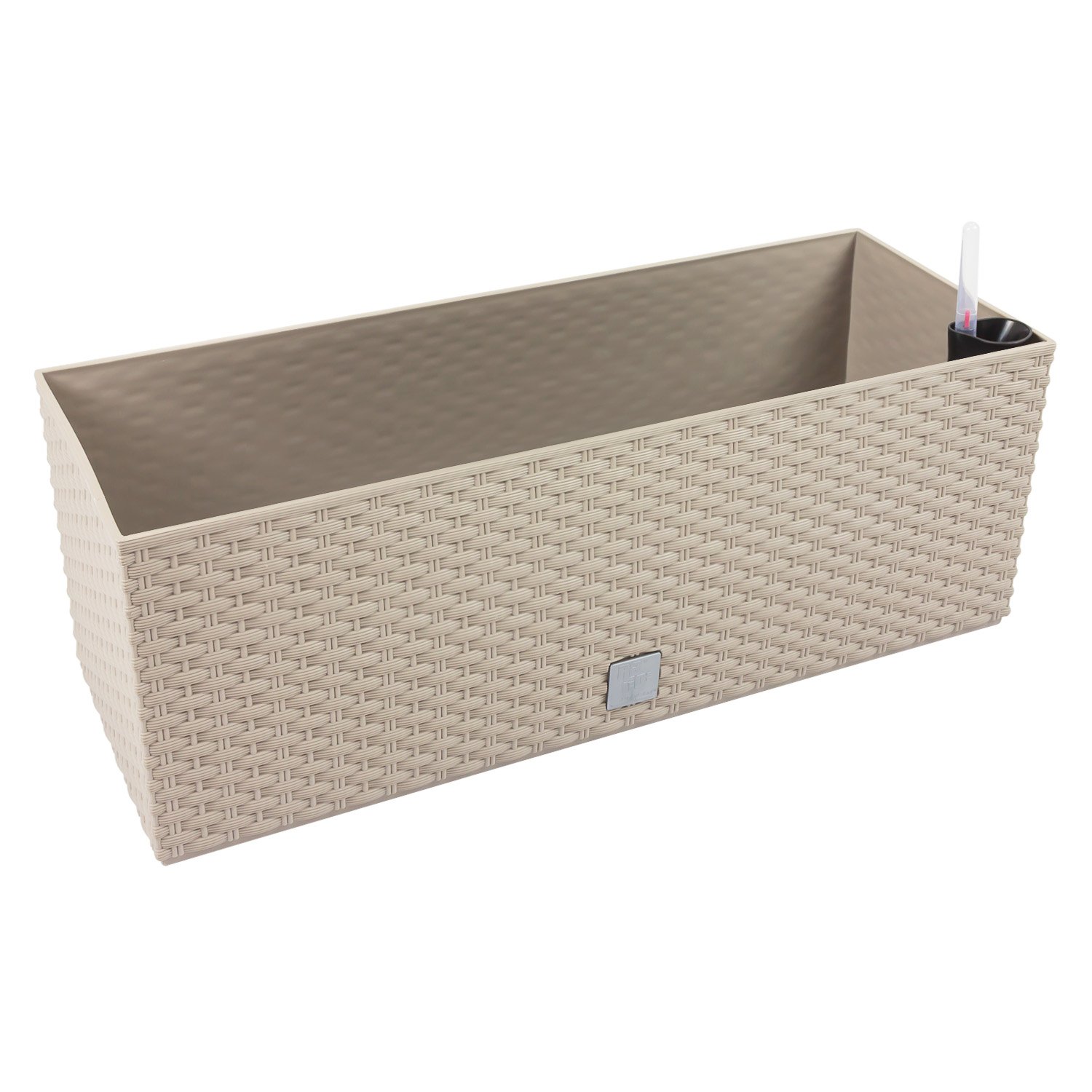 Prosper Plast DRTC800-7529U 80 x 33 x 32 cm Rato Case Flowerpot - Mocca (6-Piece)