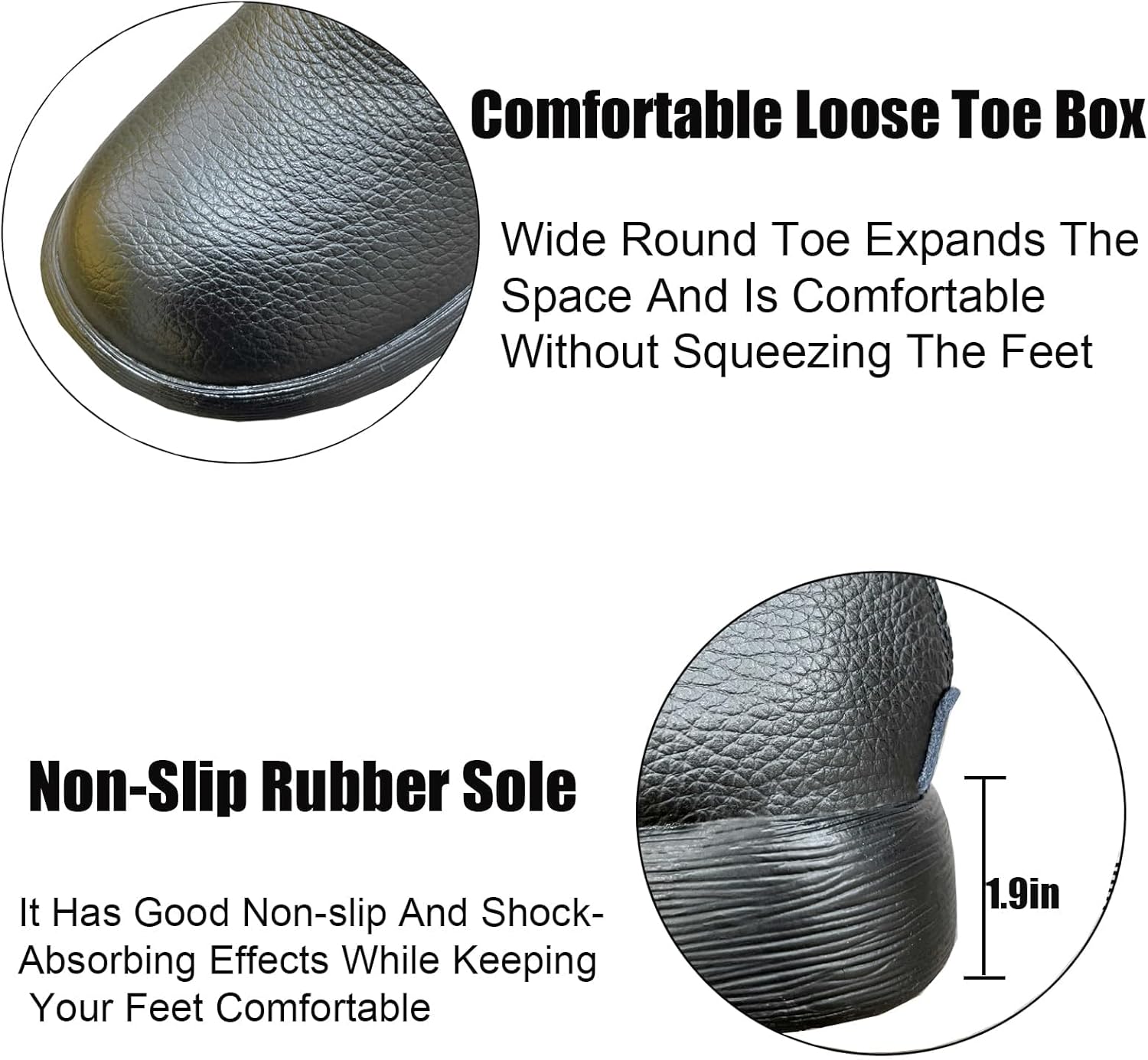 Women's Genuine Leather lace-up flat ankle boots Classic Round Toe Back zipper Soft Bottom Casual Booties Comfortable Vacation Office Anti Slip Leather Boots - Image 4