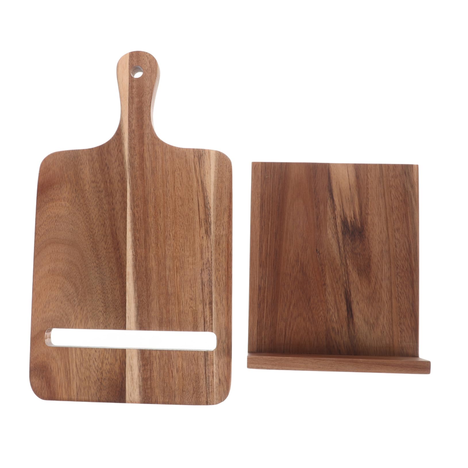 Cabilock Recipe Holder for Kitchen Counter Wood Book Stand Wall Mount Kitchen Decor Accessory