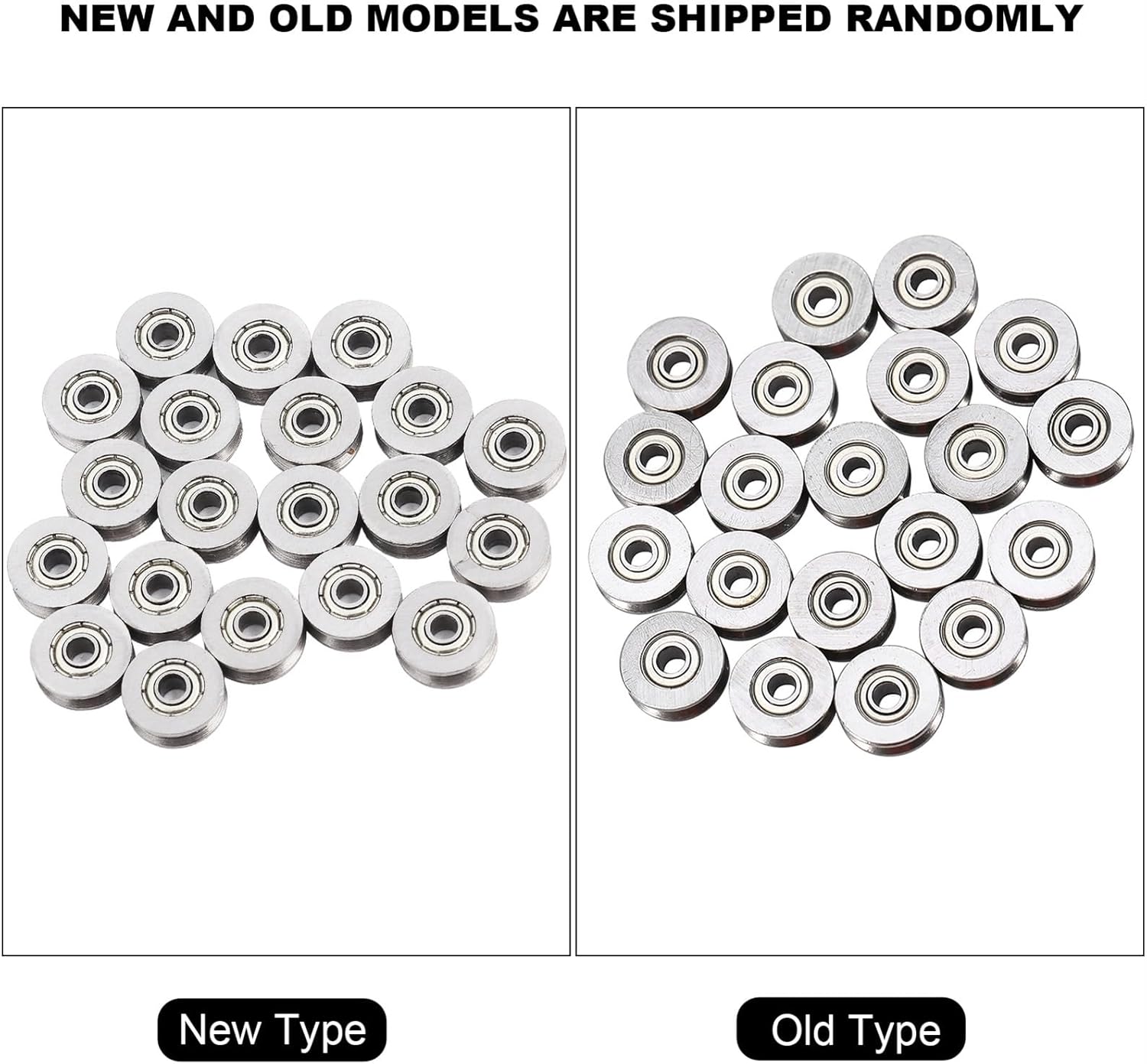 20Pcs V623ZZ V Groove Ball Bearing 3x12x4mm Carbon Steel V Groove Bearing