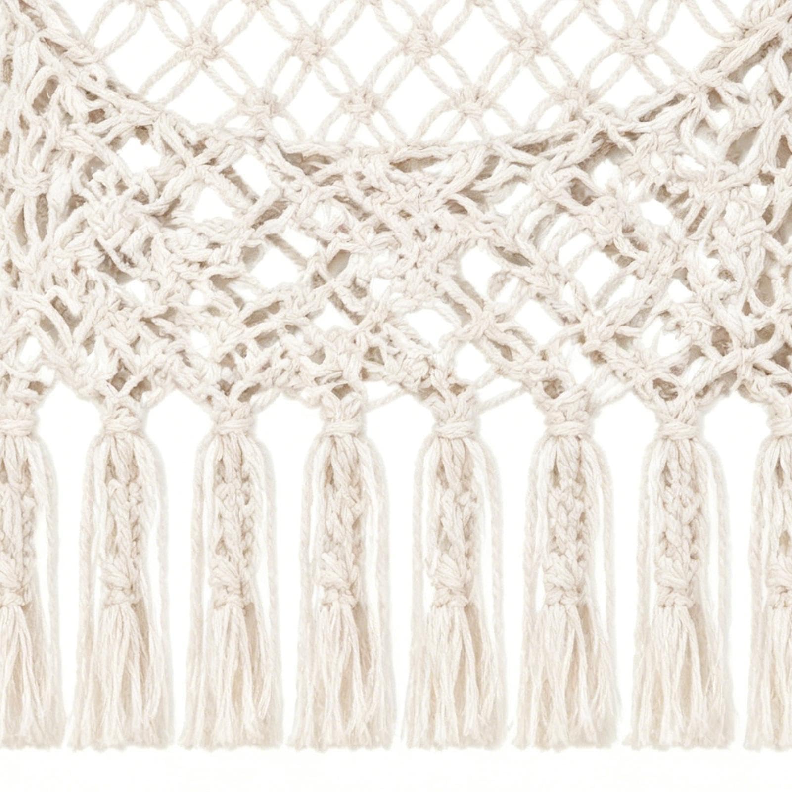 Organizer da parete per accessori per capelli in macramè, stile boho, ideale per camera da letto, bagno, dormitorio e soggiorno