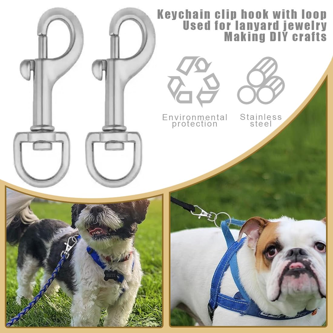 Mosquetones Giratorios Piezas Mosqueton Giratorio Perro, Gatillo