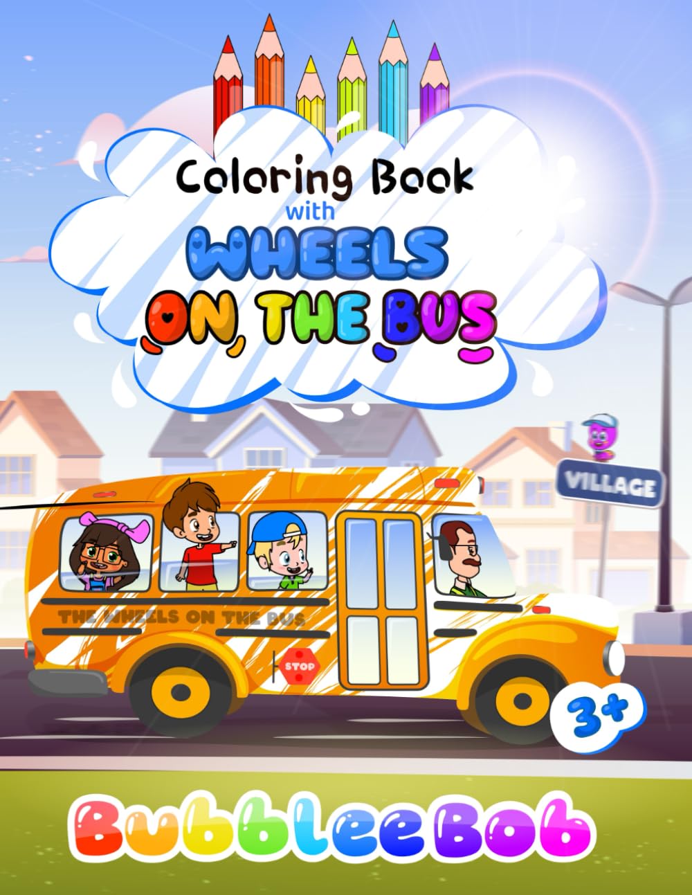 Coloring Book with Wheels on the Bus