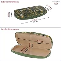Vista 50 de Ron's Optical Clamshell - Funda rígida para lentes de lectores de marcos pequeños a medianos para mujeres y hombres Agua