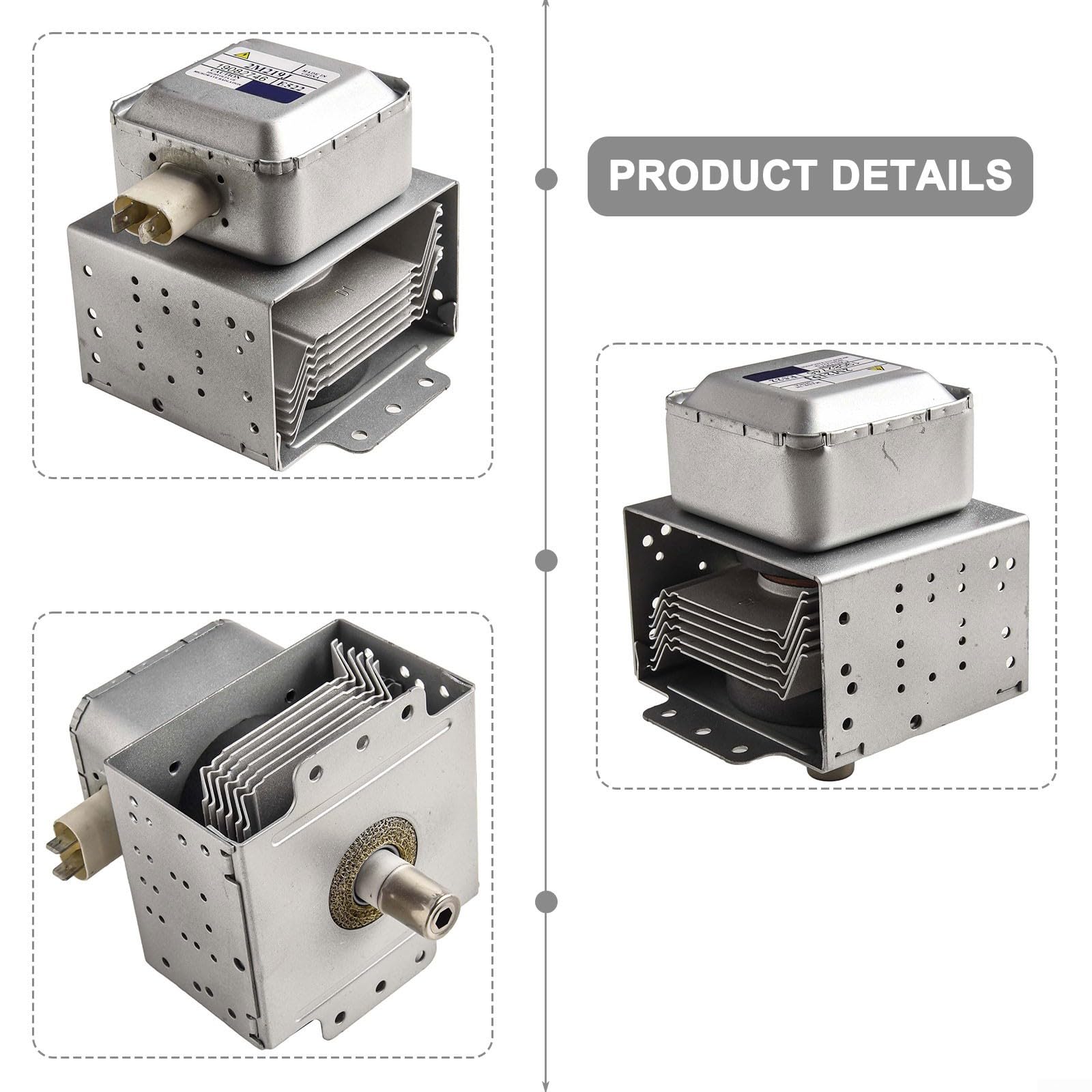Forno a microonde Magnetron, Elettrodomestici da cucina Microonde Magnetron Parti di riparazione, Con 2M219J E522 D522 Microonde Parti di Ricambio